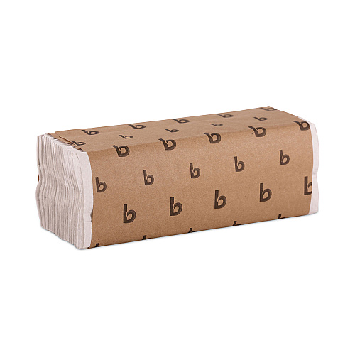 Boardwalk® C-Fold Paper Towels, 1-Ply, White, 2400 Towels (BWK6220)