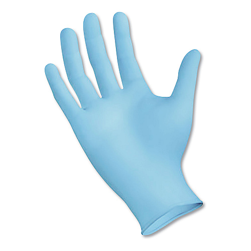 Boardwalk® Disposable Food Service Nitrile Gloves, Large, Blue, 5 mil, 1000/Carton (BWK382LCTA)