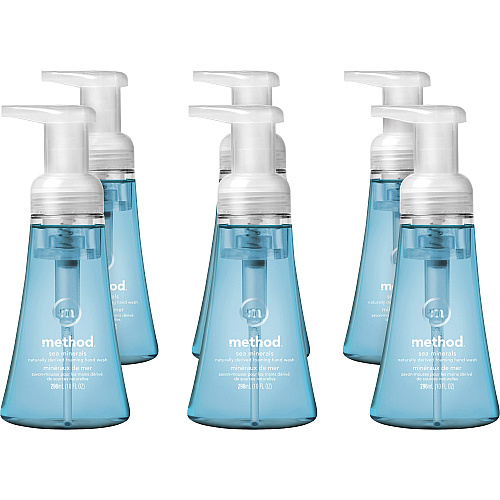 Method® Foaming Hand Wash, Sea Minerals Scent, 10 oz. Bottle, 6 Bottles (00365CT)